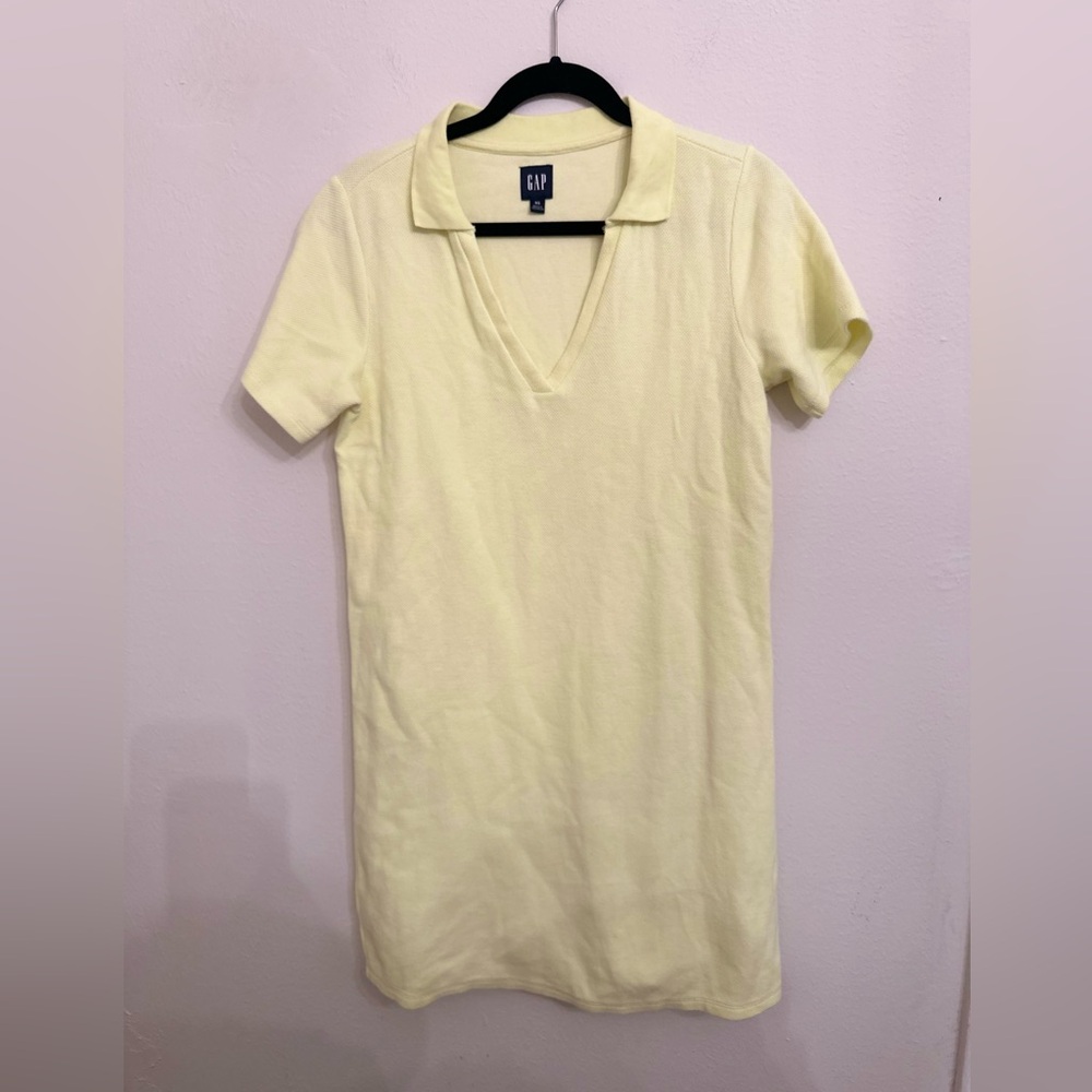 GAP Light Yellow Polo Dress